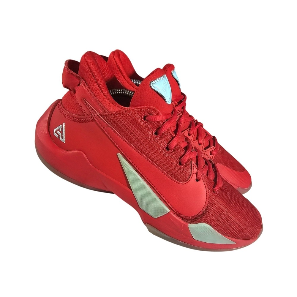 Nike Zoom Freak 2 GS University Red Giannis Size 7Y Youth Sneakers CN8574-605